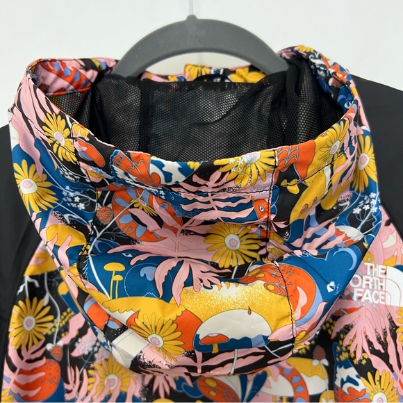 The North Face Hydrenaline 2000 Windwall Jacket Black Multicolored Print NWT - Picture 8 of 17
